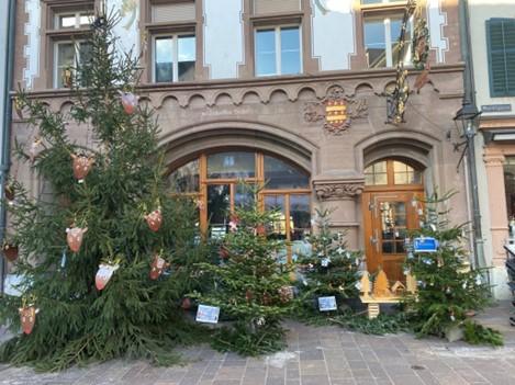 Dekoration Weihnachtsb&auml;ume