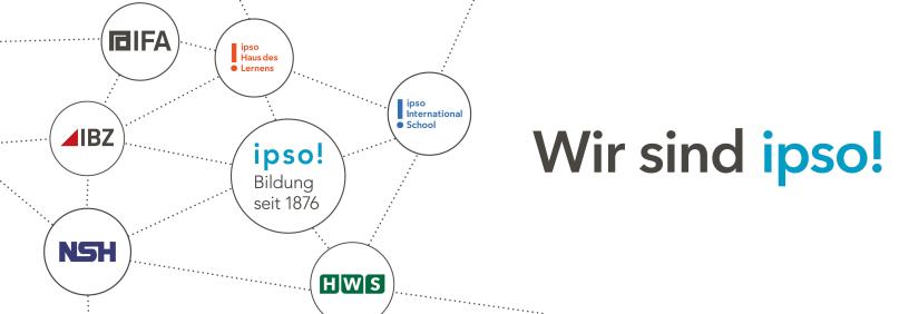 Vernetzungsgrafik mit allen ipso! Schulen