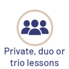 Icon Private, duo or trio lessons