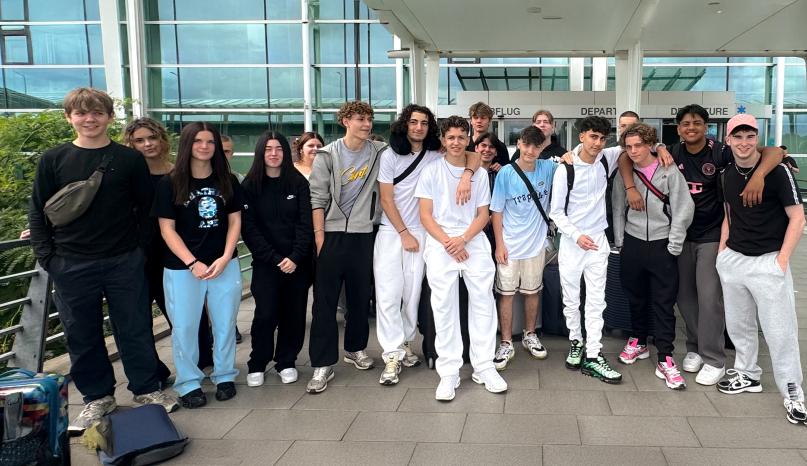 Abschlussreise Barcelona Gruppenfoto