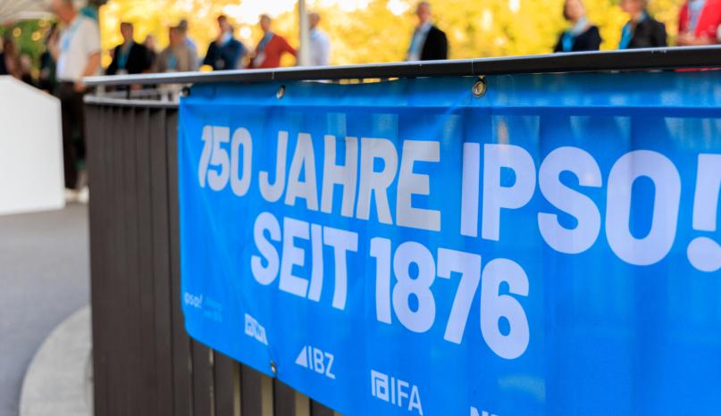 150 Jahre ipso! Banner