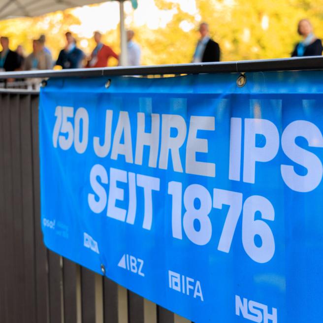150 Jahre ipso! Banner
